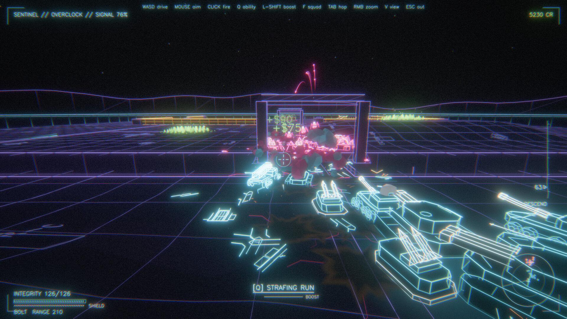 Flying a Sentinel drone low over Root tanks into the battle at the gate